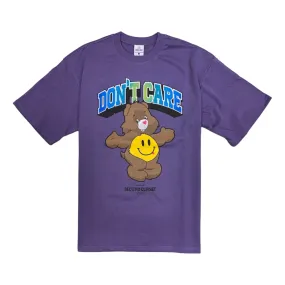 2ND CLOSET DON'T CARE BEAR T-SHIRT-PURPLE