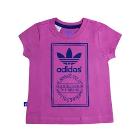 Adidas Fun Trefoil Kids Purple T-Shirt