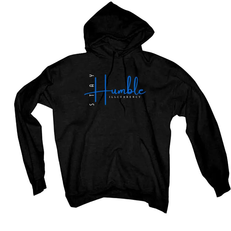 Air Jordan 1 Royal Reimagined | Illcurrency Black T-Shirt (Stay Humble)