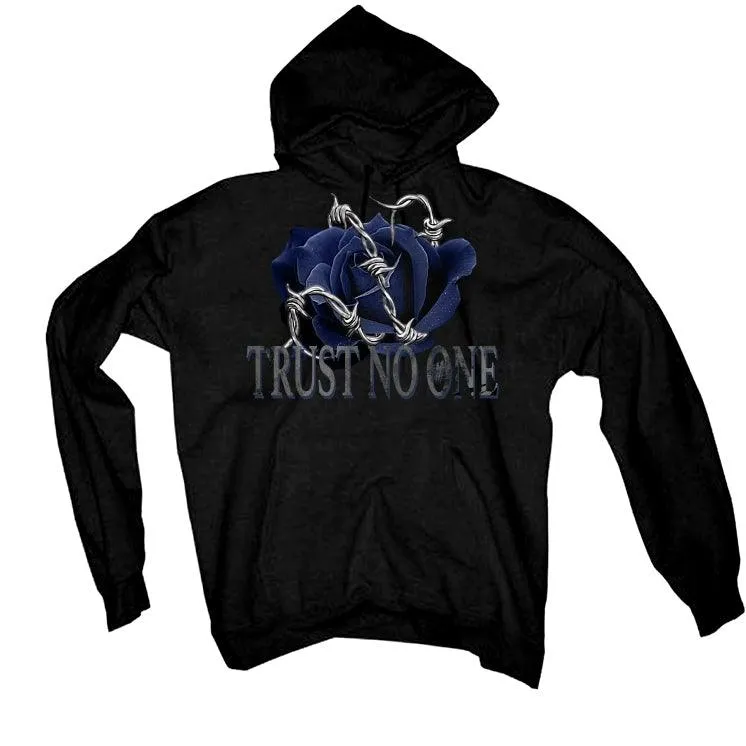 Air Jordan 12 "indigo Stone Blue" Black T-Shirt (trust no one)