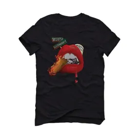 Air Jordan 13 Flint Red 2021 Black T-Shirt (HABANERO LIPS)