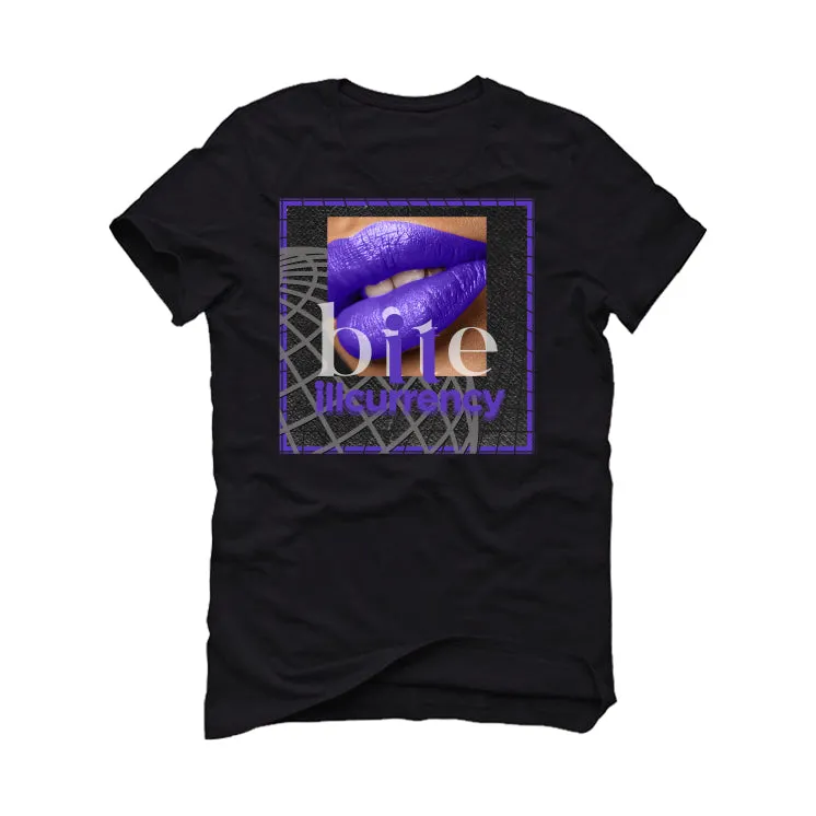 Air Jordan 13 Retro Purple Venom Black T-Shirt (BITE IT)