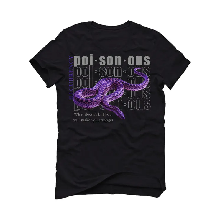 Air Jordan 13 Retro Purple Venom Black T-Shirt (POISONOUS)