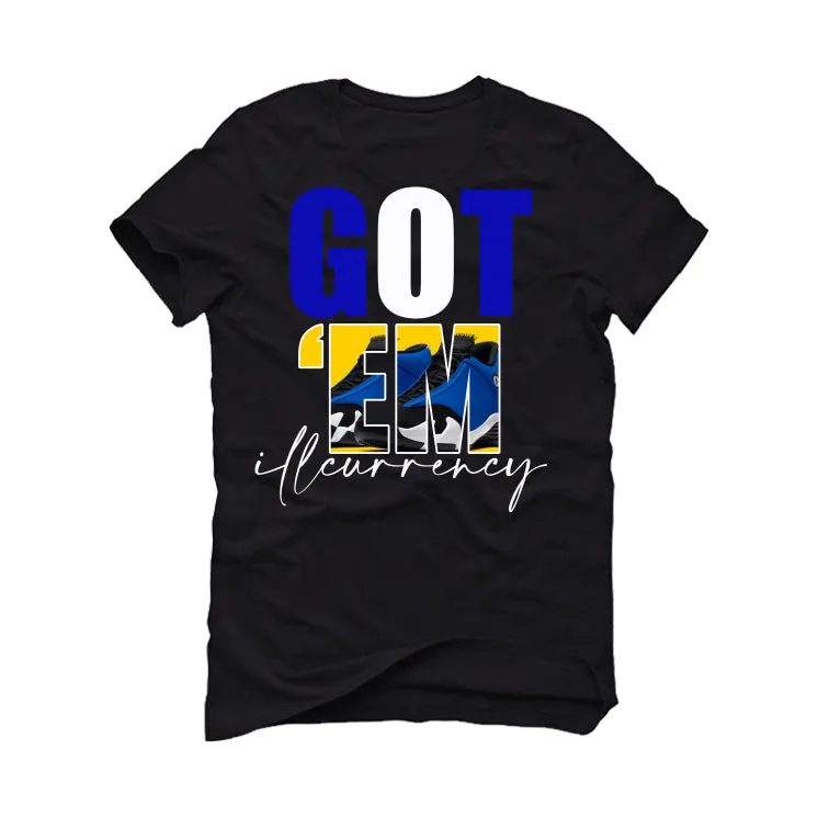 AIR JORDAN 14 LANEY |ILLCURRENCY Black T-Shirt (Got Em)