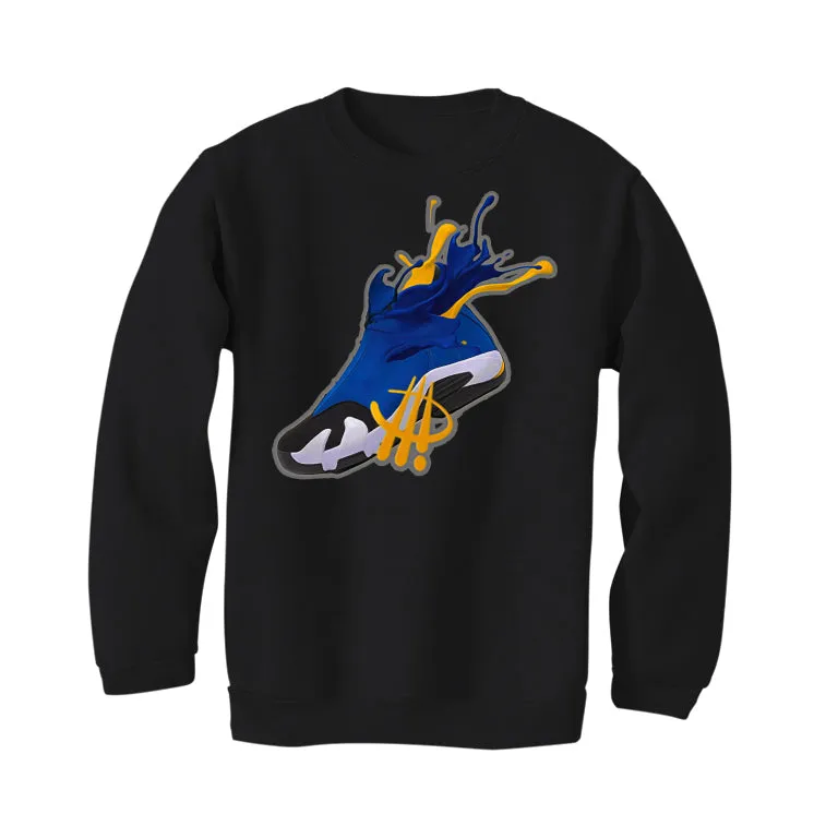 AIR JORDAN 14 LANEY |ILLCURRENCY Black T-Shirt (SPLASH)