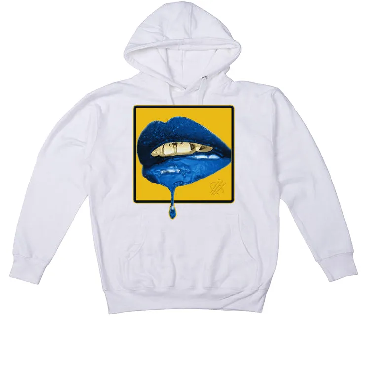 AIR JORDAN 14 LANEY |ILLCURRENCY White T-Shirt (LIPSTICK)