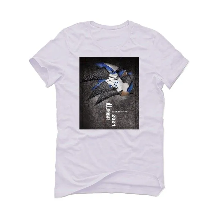 Air Jordan 3 “Racer Blue” 2021 White T-Shirt (Elephant Print Hedgehog)