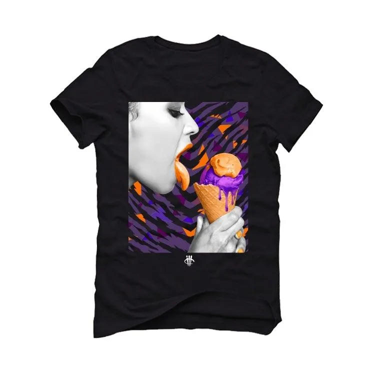 Air Jordan 4 Retro Rush Violet Black T-Shirt (Lick It)