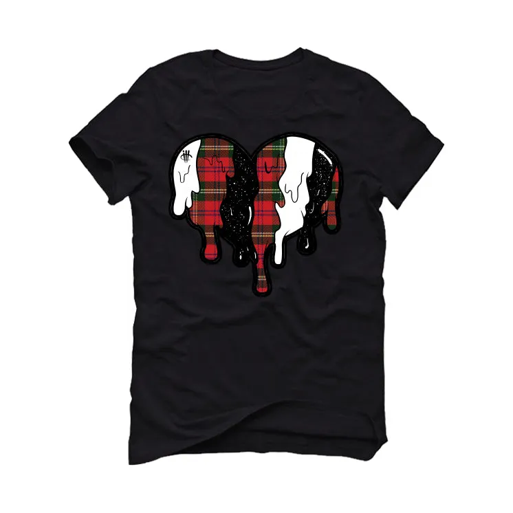 AIR JORDAN 5 "PLAID" | illcurrency Black T-Shirt (Heart)