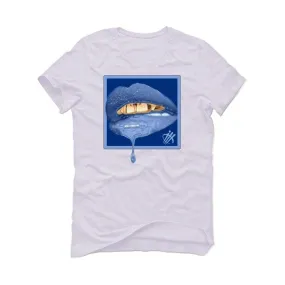 Air Jordan 5 “Stealth 2.0” Hyper Royal White T-Shirt (lipstick)