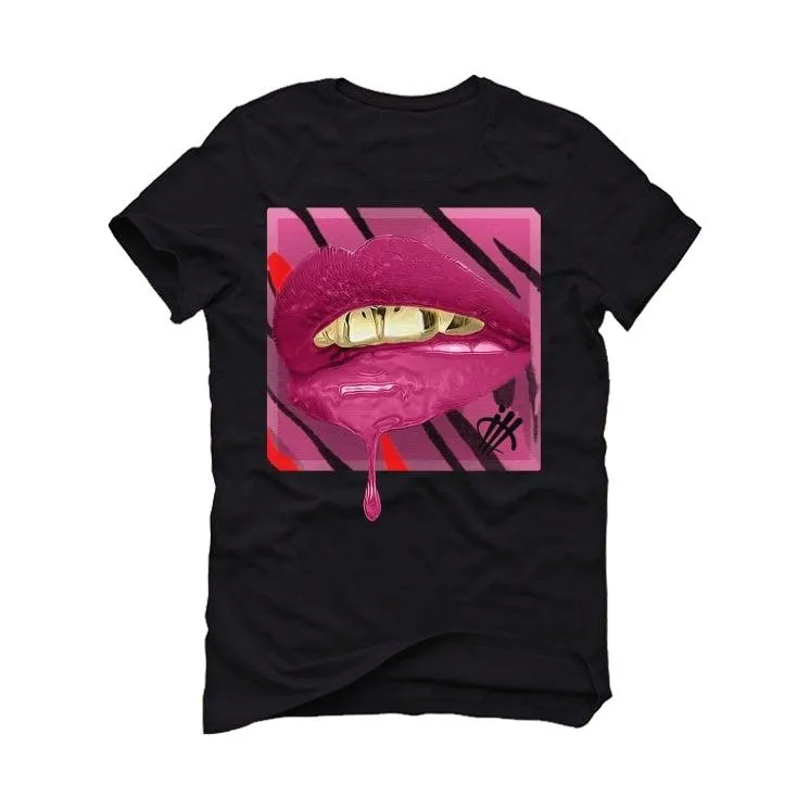 Air Jordan 8 GS “Pinksicle” Black T-Shirt (lipstick)