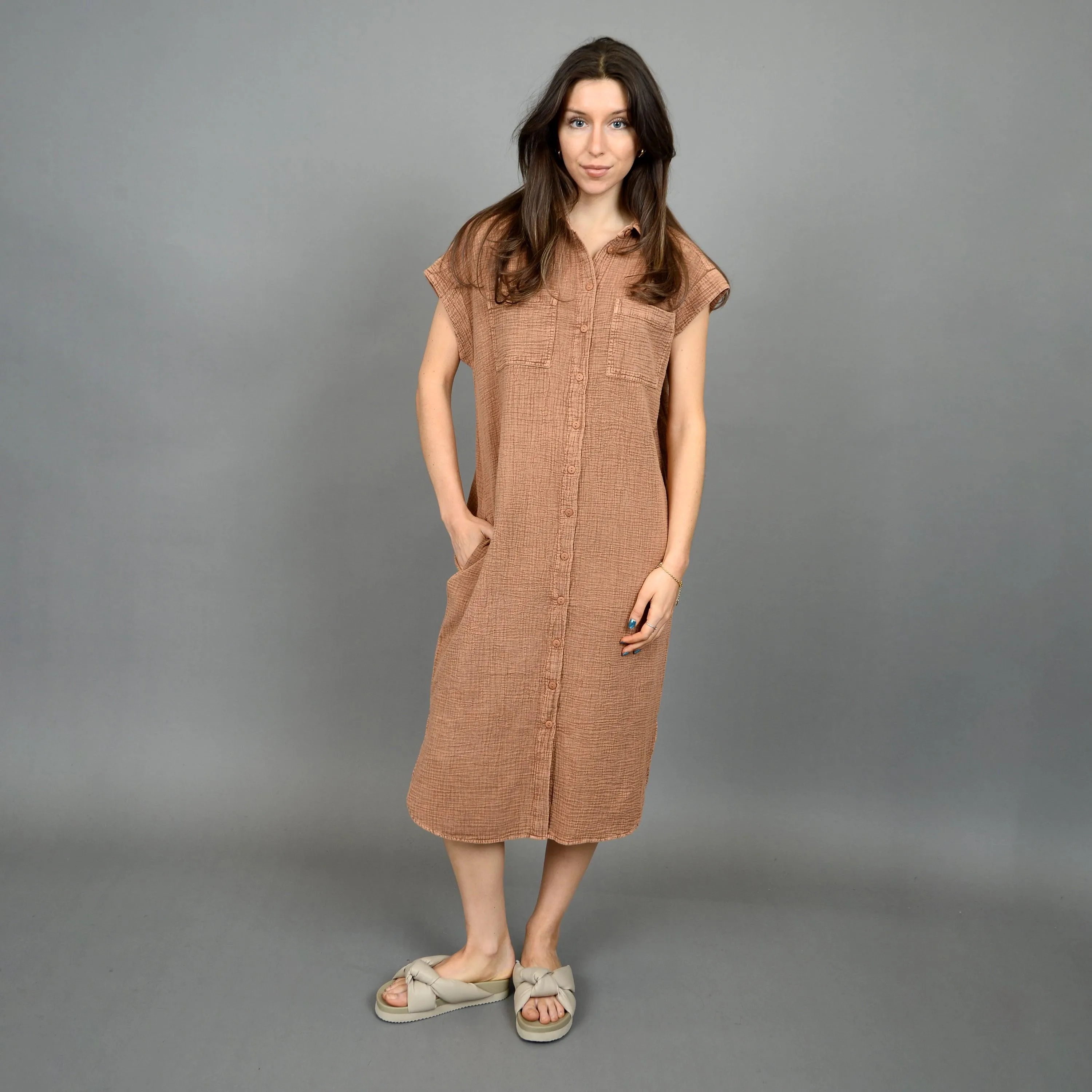 Aira Shirt Dress