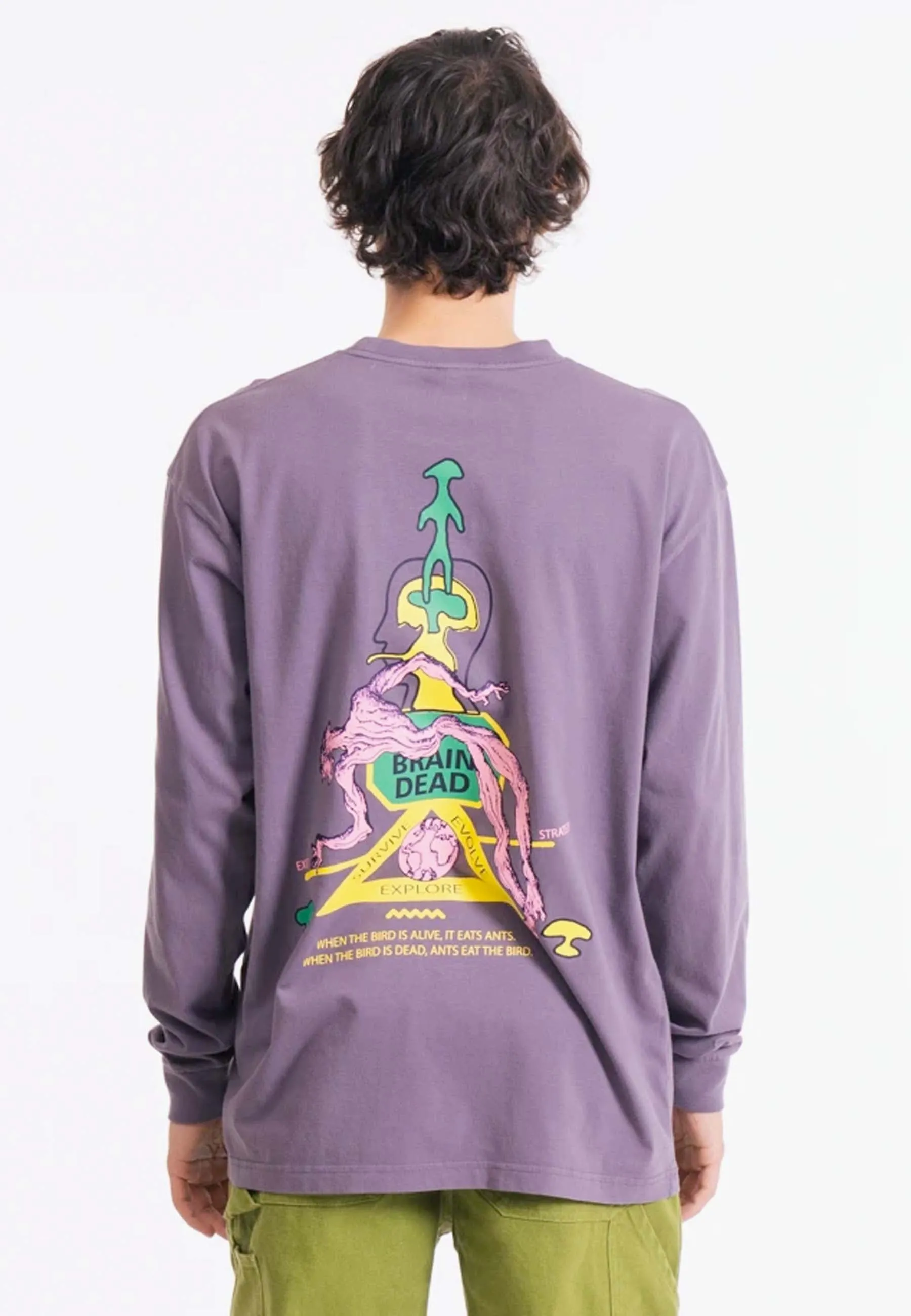 Ants Long Sleeve T-Shirt - purple