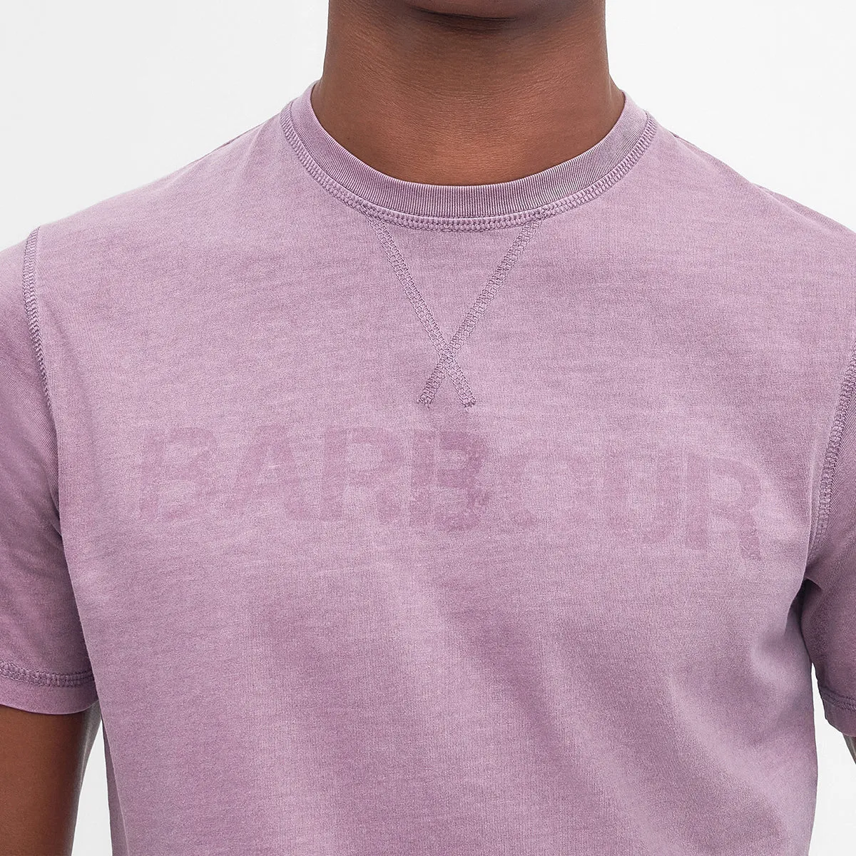 Barbour - Atherton T-Shirt in Washed Purple