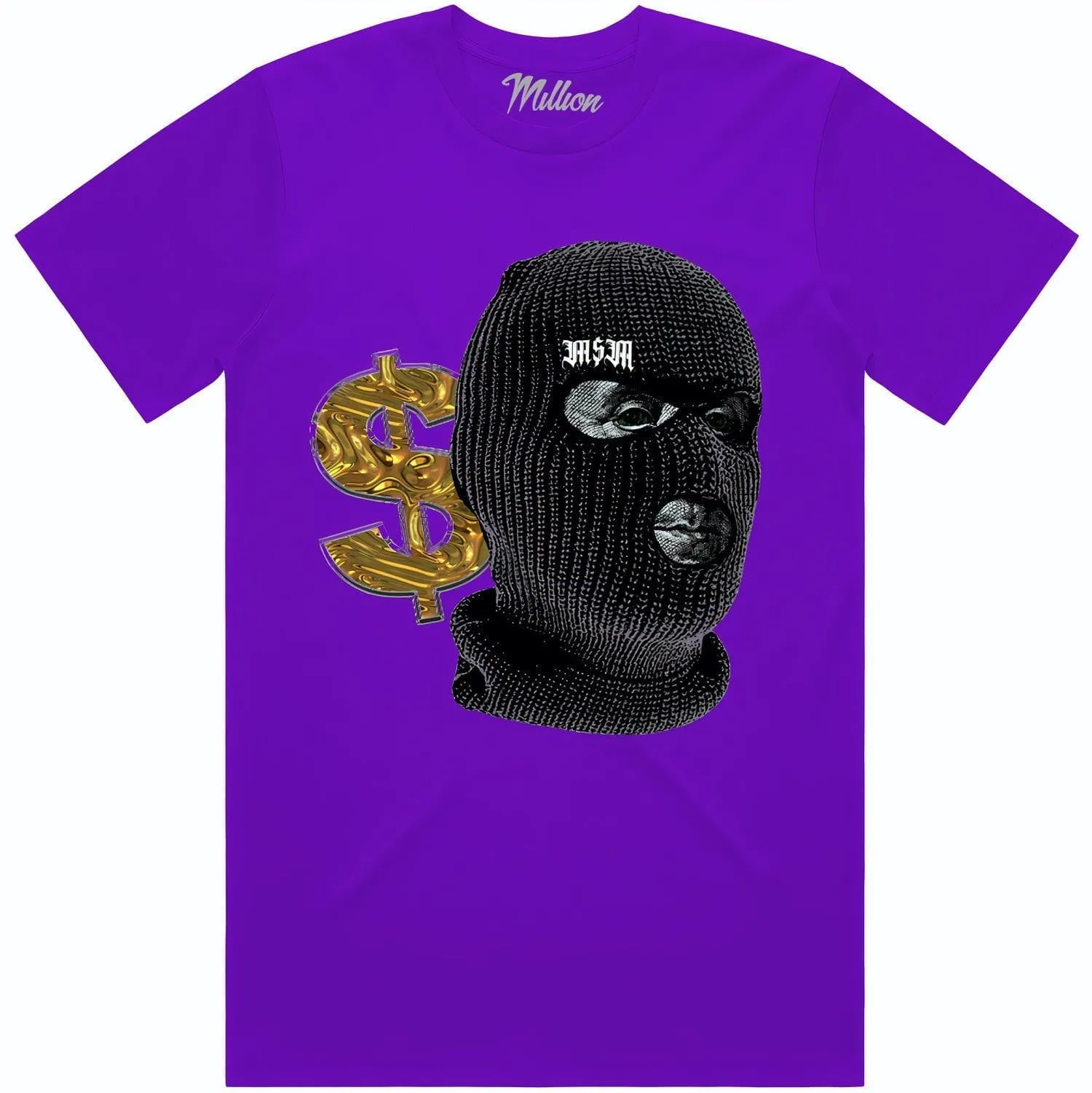 BENJAMIN SKI MASK : Purple Sneaker Tees Shirt