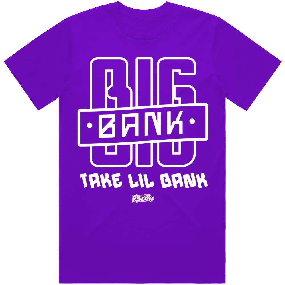 BIG BANK : Sneaker Shirt to Match : Purple