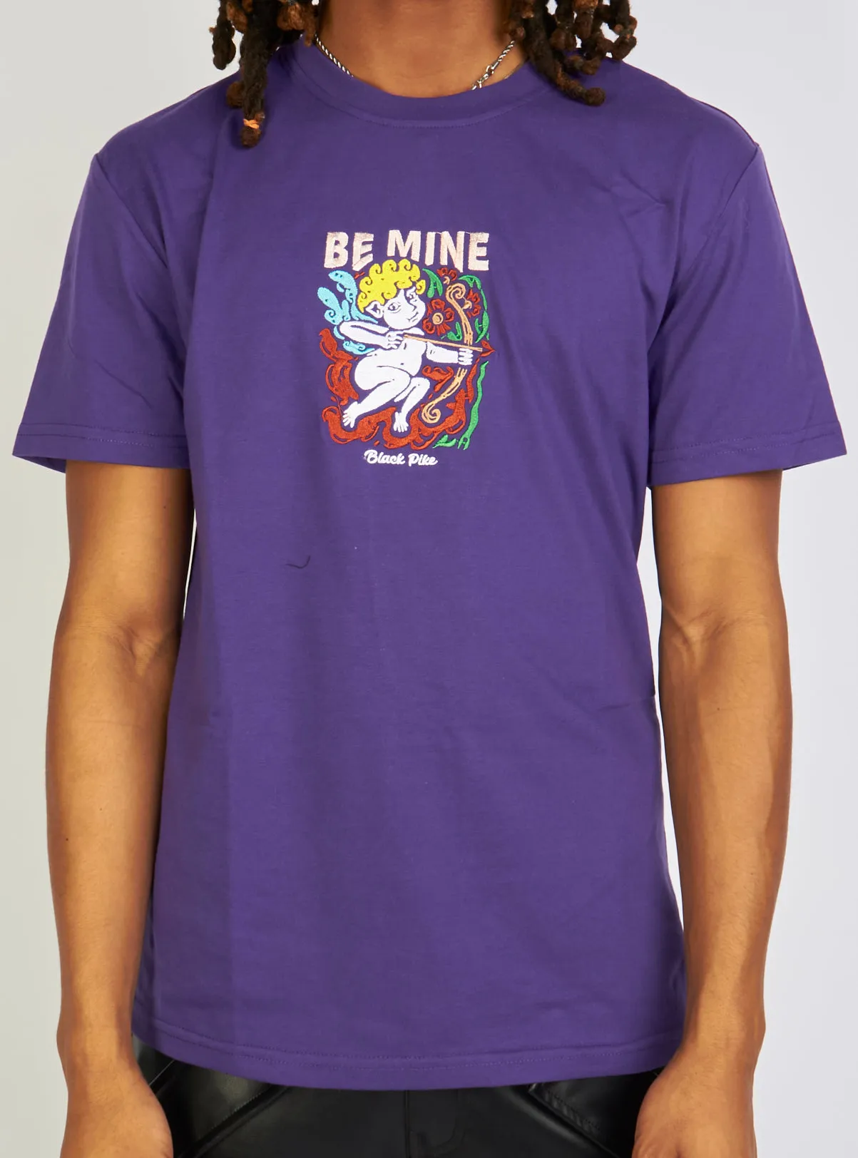 Black Pike Be Mine Purple T-Shirt - Stylish and Fun Graphic Tee for Casual Wear - BS3073