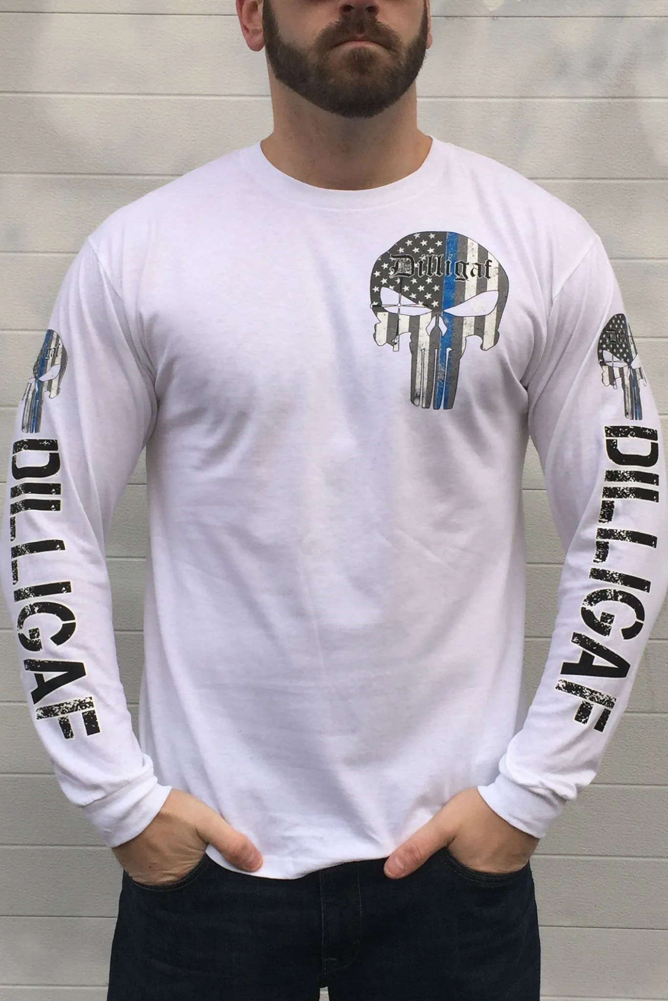 Blue Lives Matter Punisher Longsleeve