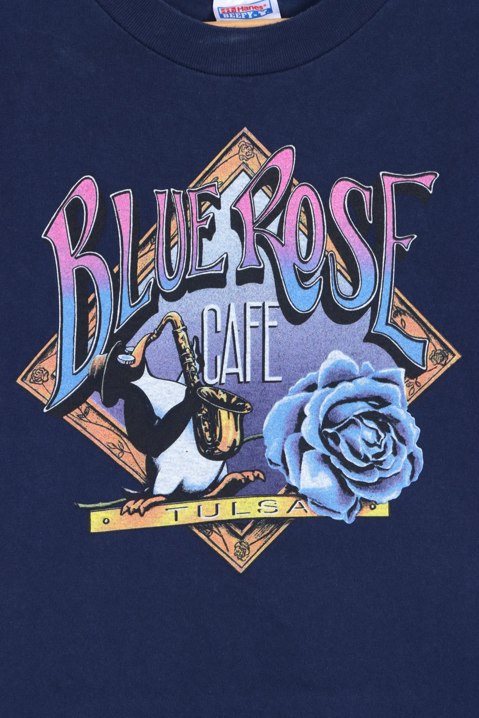 Blue Rose Cafe Tulsa "No Crybabies" Front Back T-Shirt (XXL)