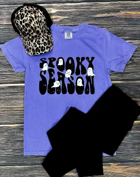 Bright Purple {SPOOKY SEASON} Crew Neck Tee