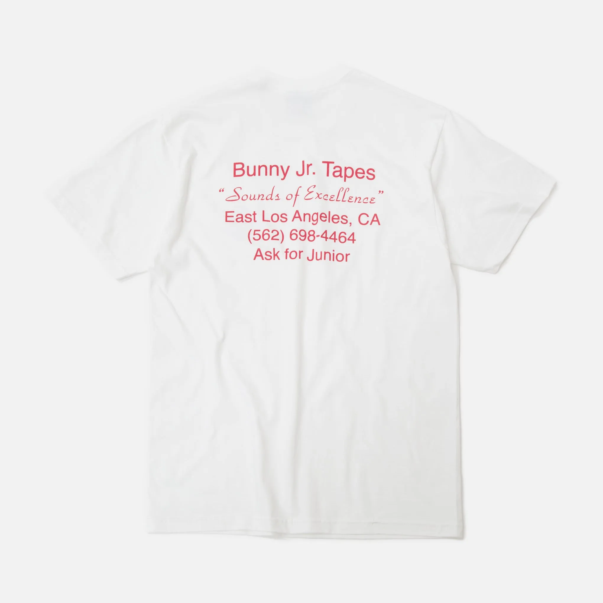 Bunny Jr. Tapes for Blues T-shirt - White