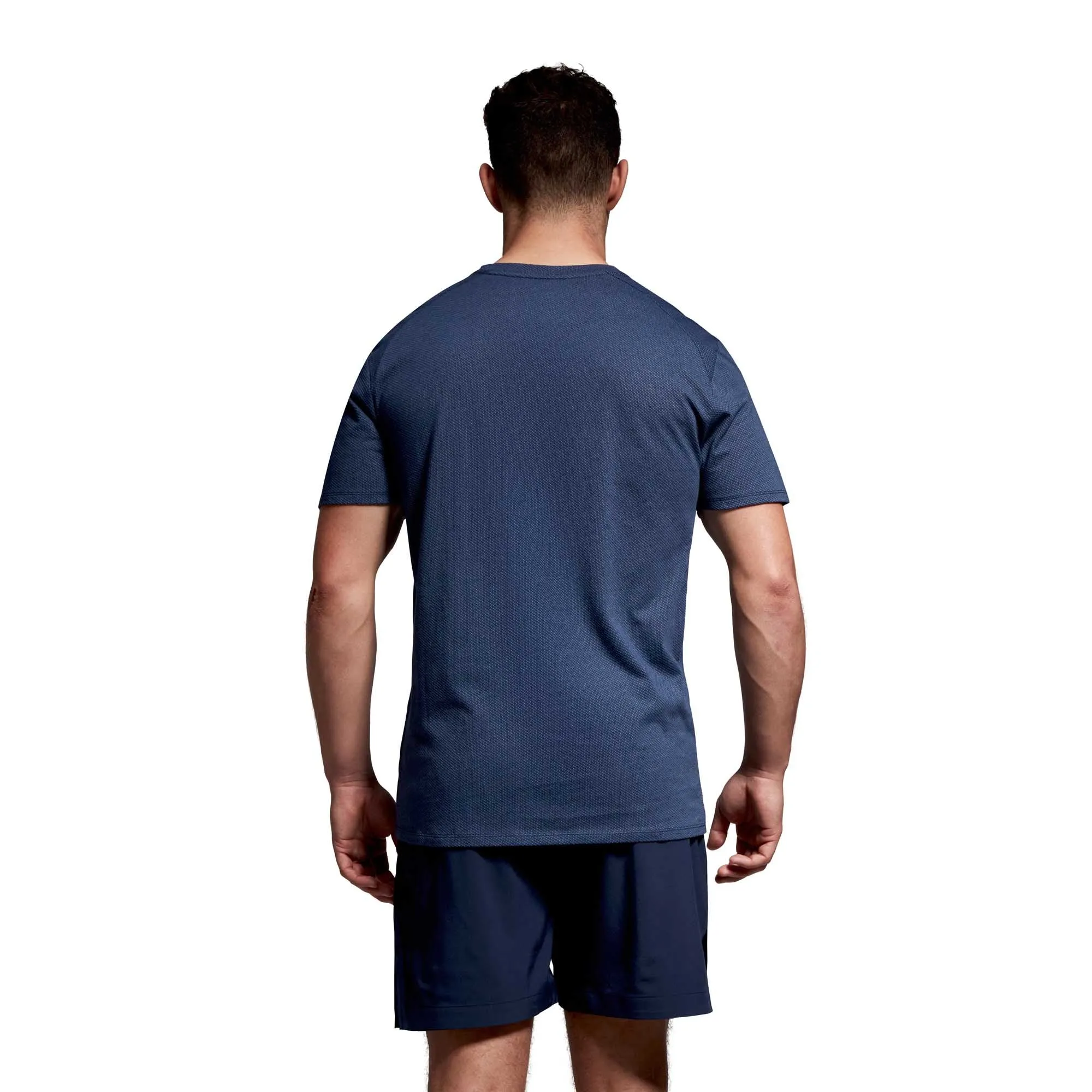 Canterbury Men's Poly Cotton Training T-Shirt  - Blue