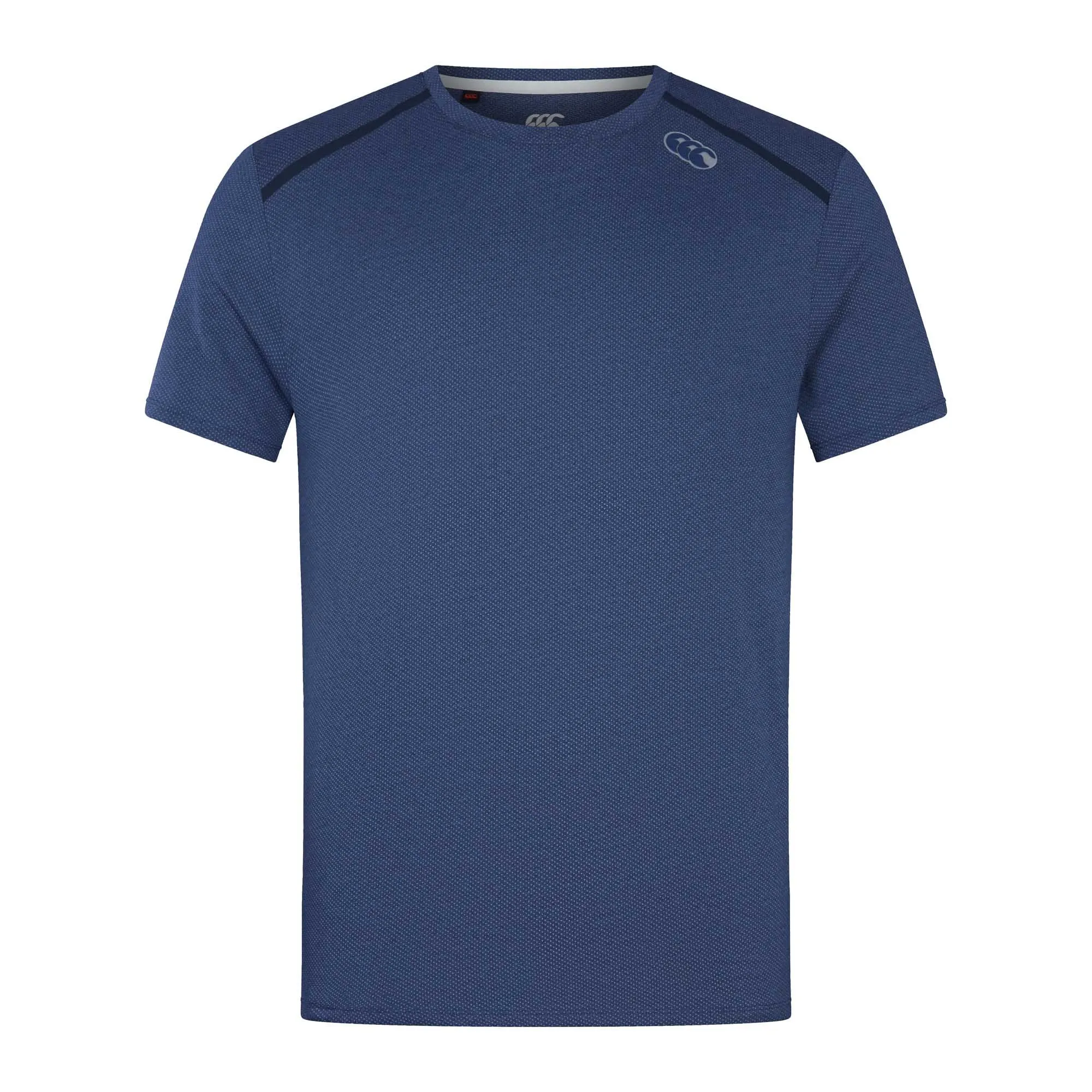 Canterbury Men's Poly Cotton Training T-Shirt  - Blue