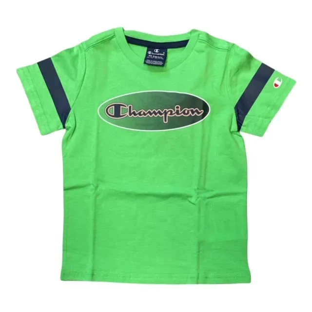 Champion children's outfit T-shirt Short 305986 GS024 BGE green - blue