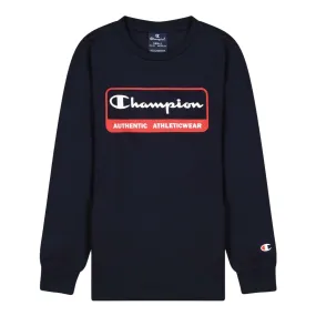 Champion long sleeve t-shirt for boys 306518 BS501 blue