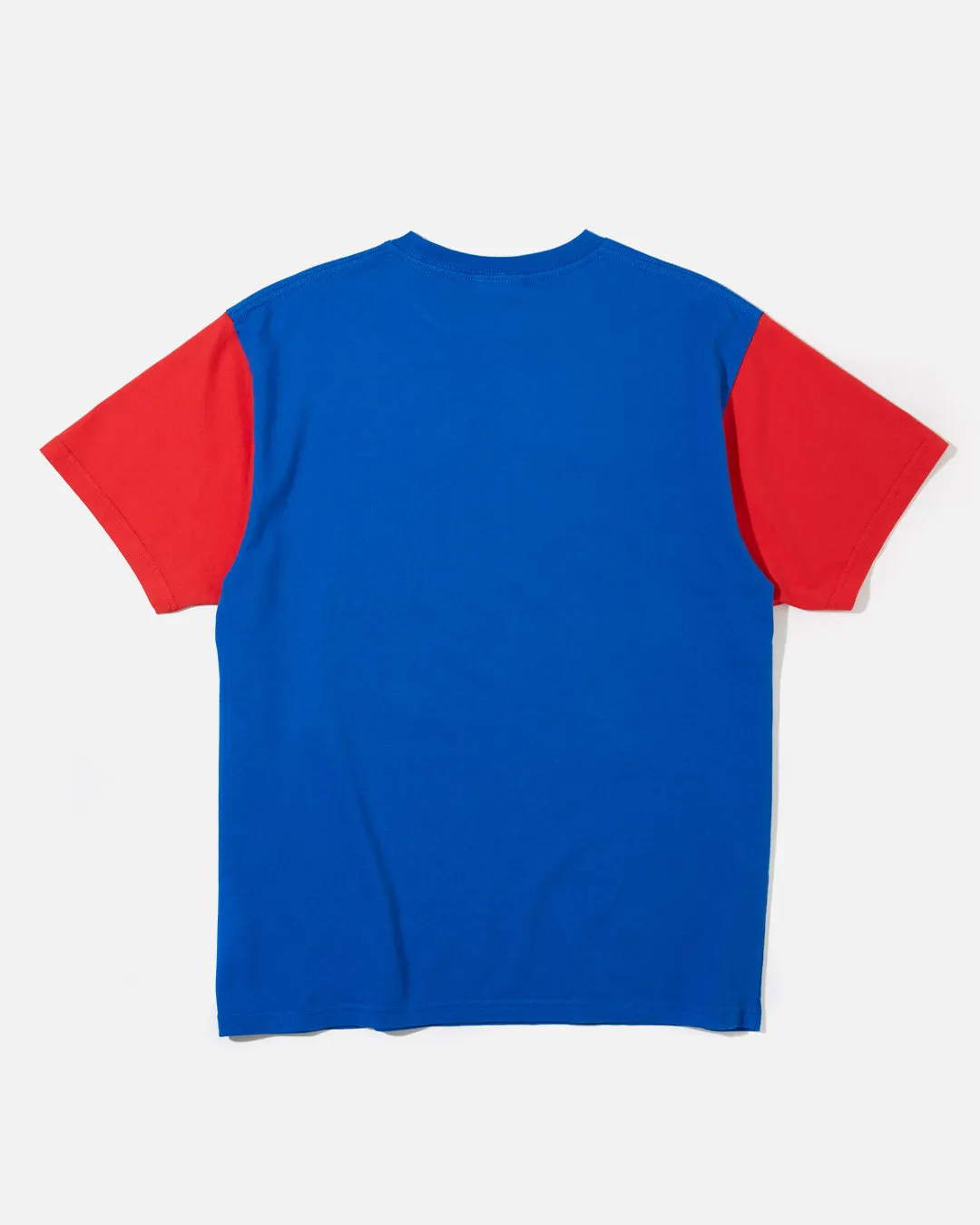 Daisy World T-Shirt - Cote d'Azur Blue / Cherry Red