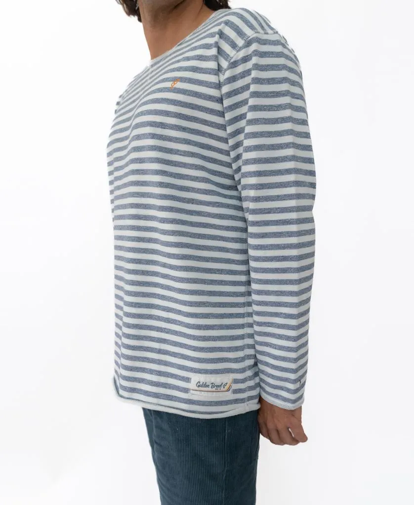 Denim Stripe Rag Top