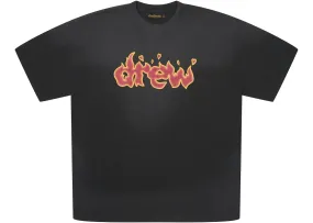 Drew House Lit Drew T-Shirt Faded Black