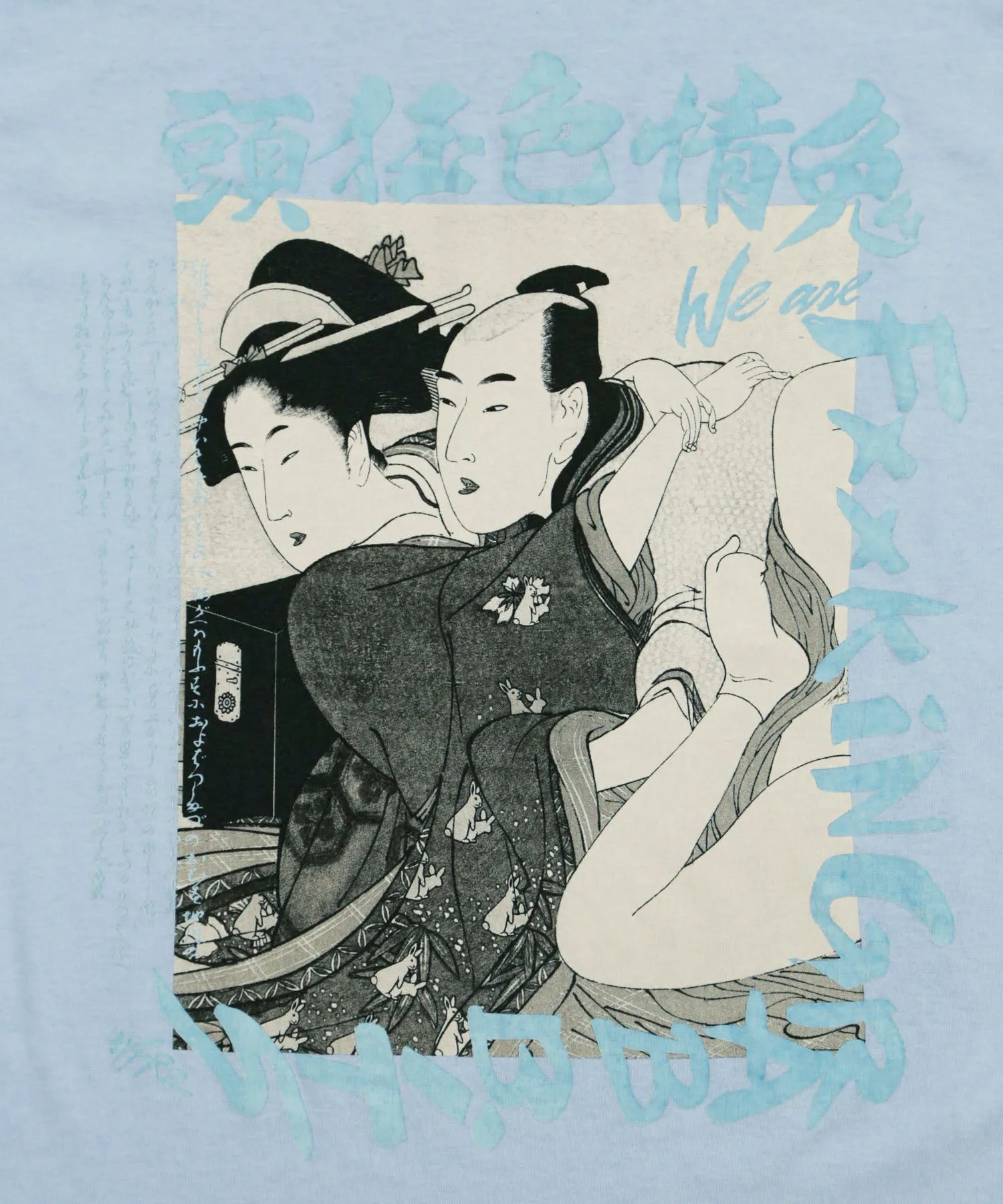 #FR2 #FR2 SHUNGA L/S T-SHIRT-LIGHT BLUE