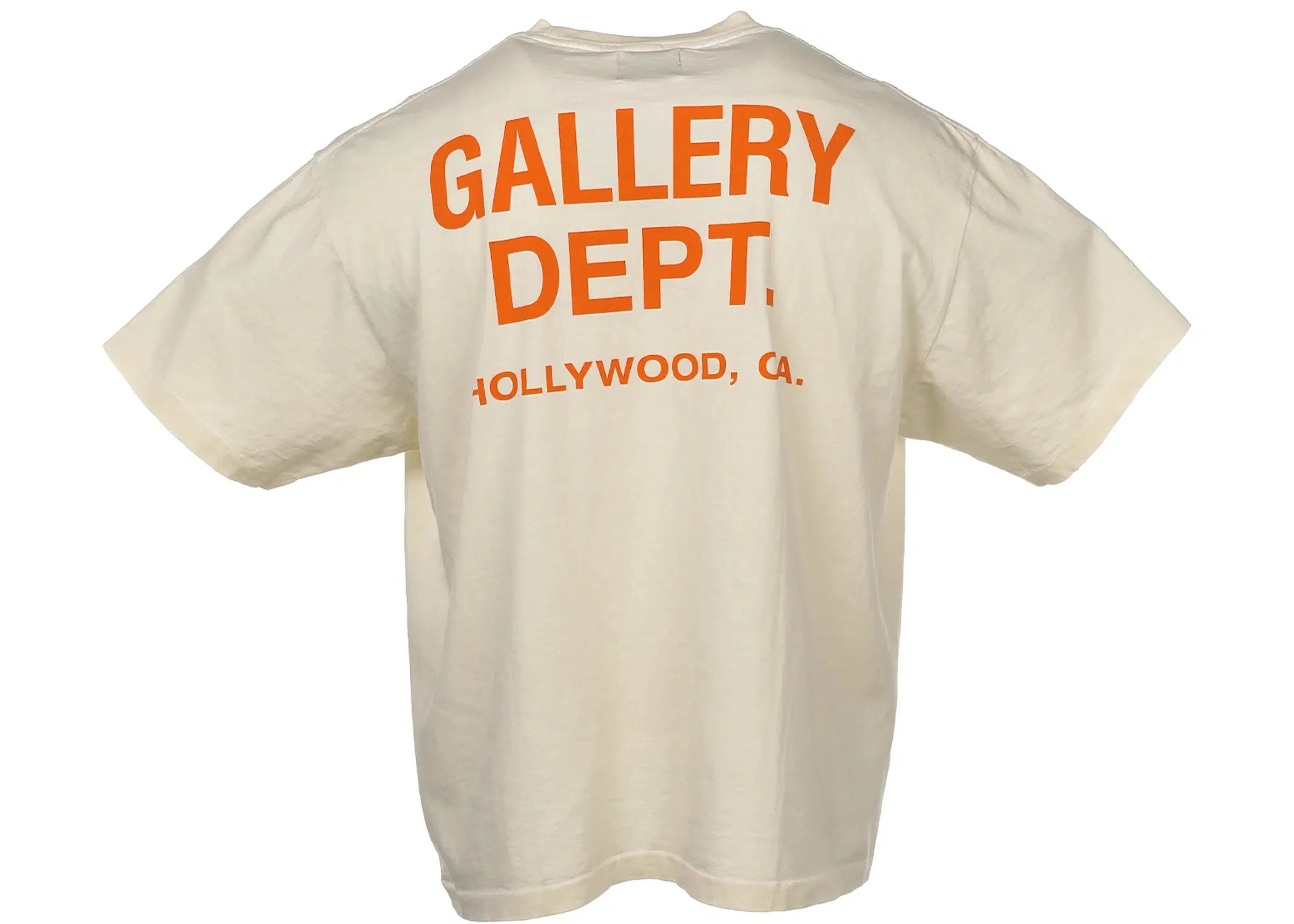 Gallery Dept. Souvenir T-shirt Cream/Orange