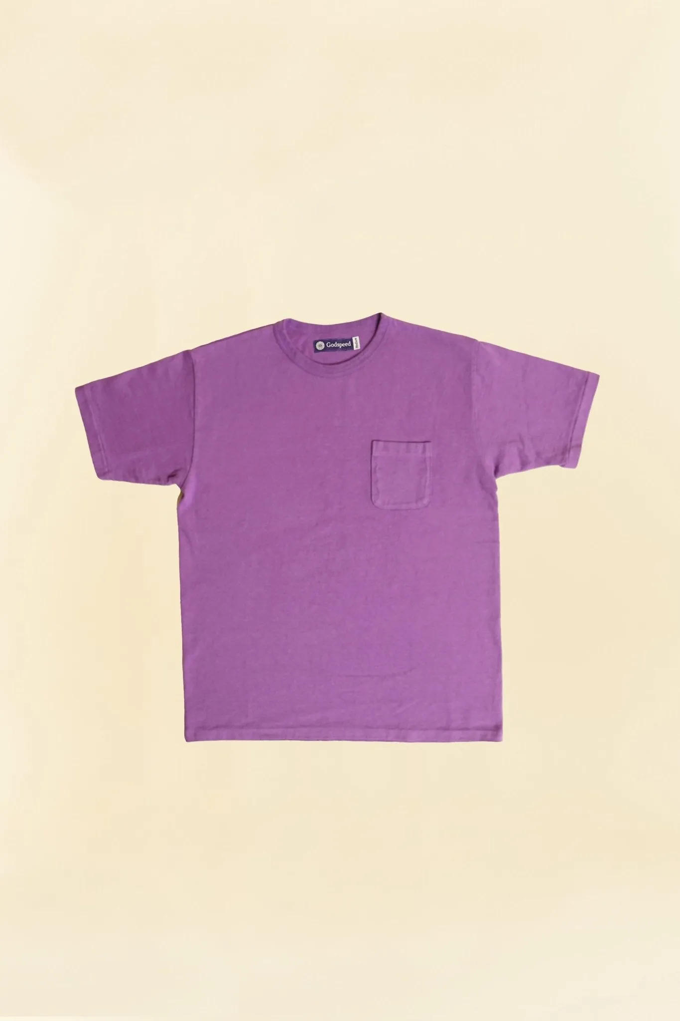 Godspeed Heavyweight Tsuriami 10oz Loopwheel Pocket T-Shirt - Purple