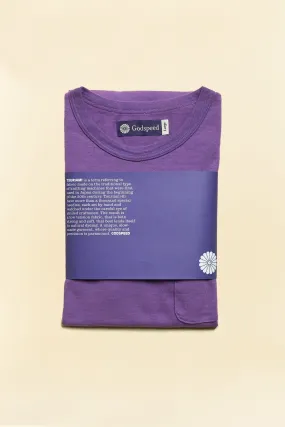 Godspeed Heavyweight Tsuriami 10oz Loopwheel Pocket T-Shirt - Purple