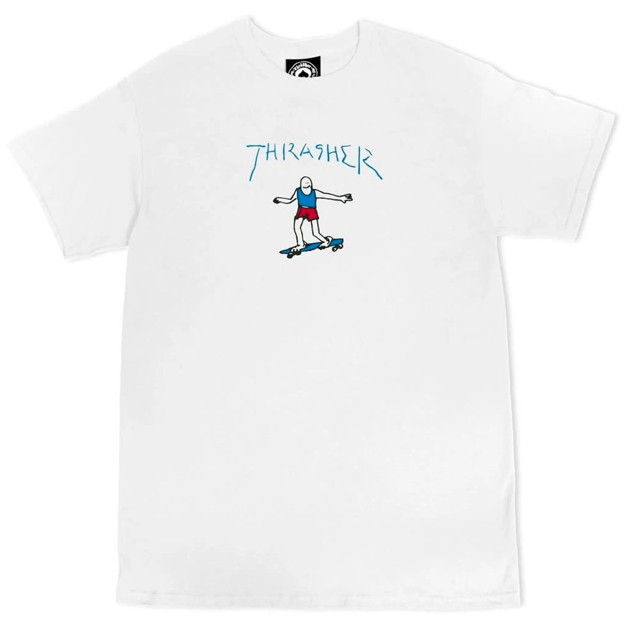 Gonz Tee (White/Blue)