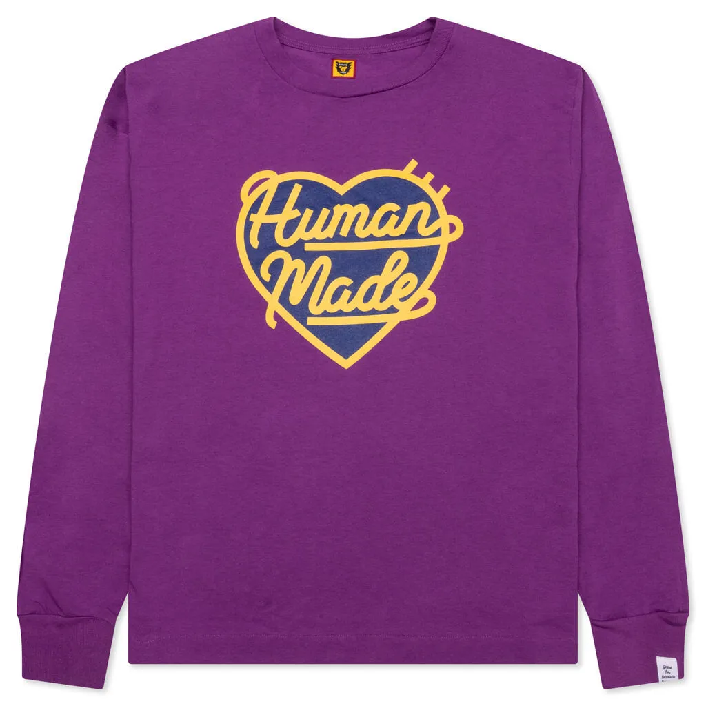 Graphic L/S T-Shirt #4 - Purple