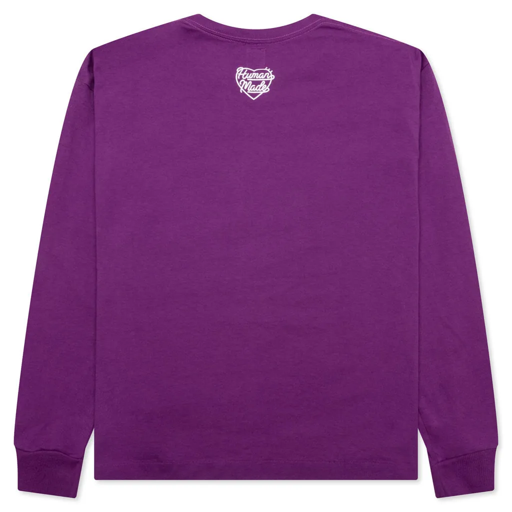 Graphic L/S T-Shirt #4 - Purple