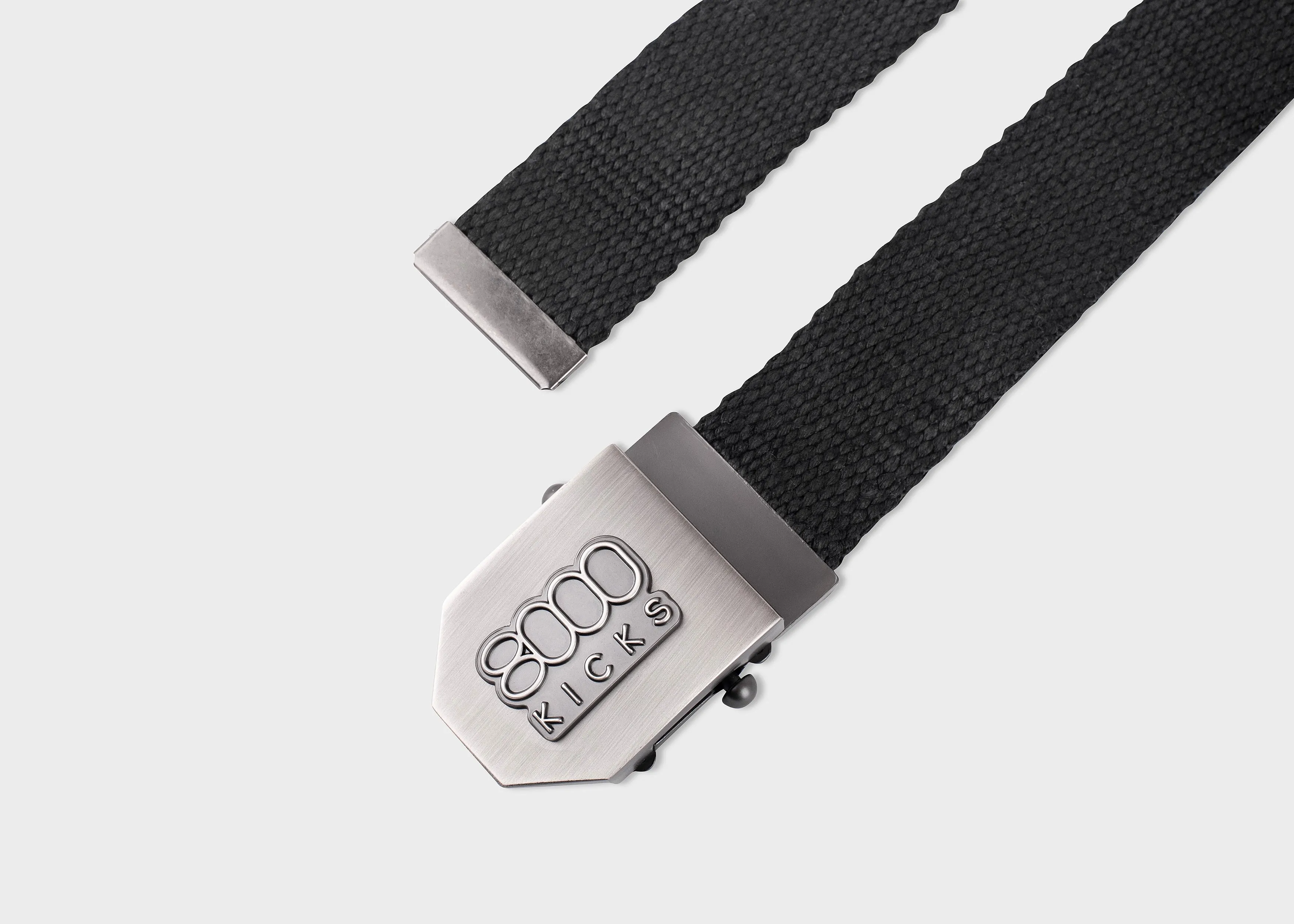 Hemp belt in black