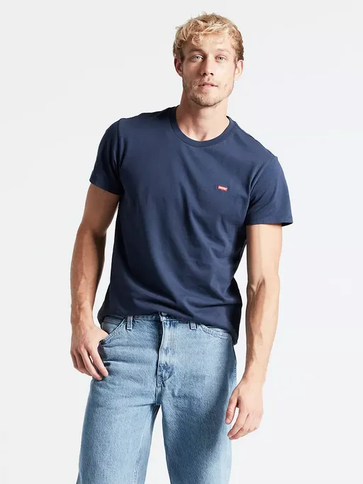 Levi's Original Little Logo men's short-sleeved crew-neck t-shirt 566050017 blue