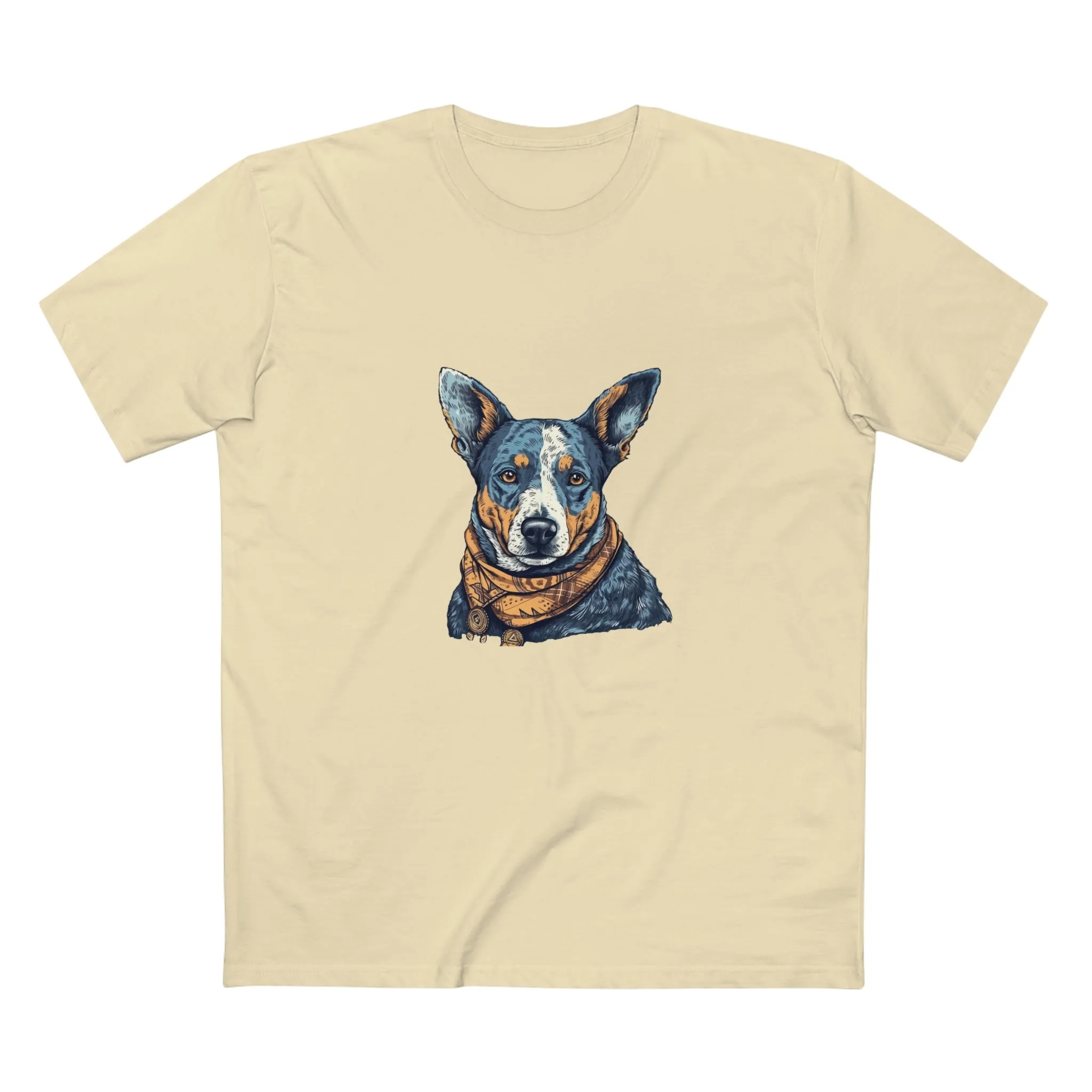 Men's Blue heeler Crew Neck T-shirt