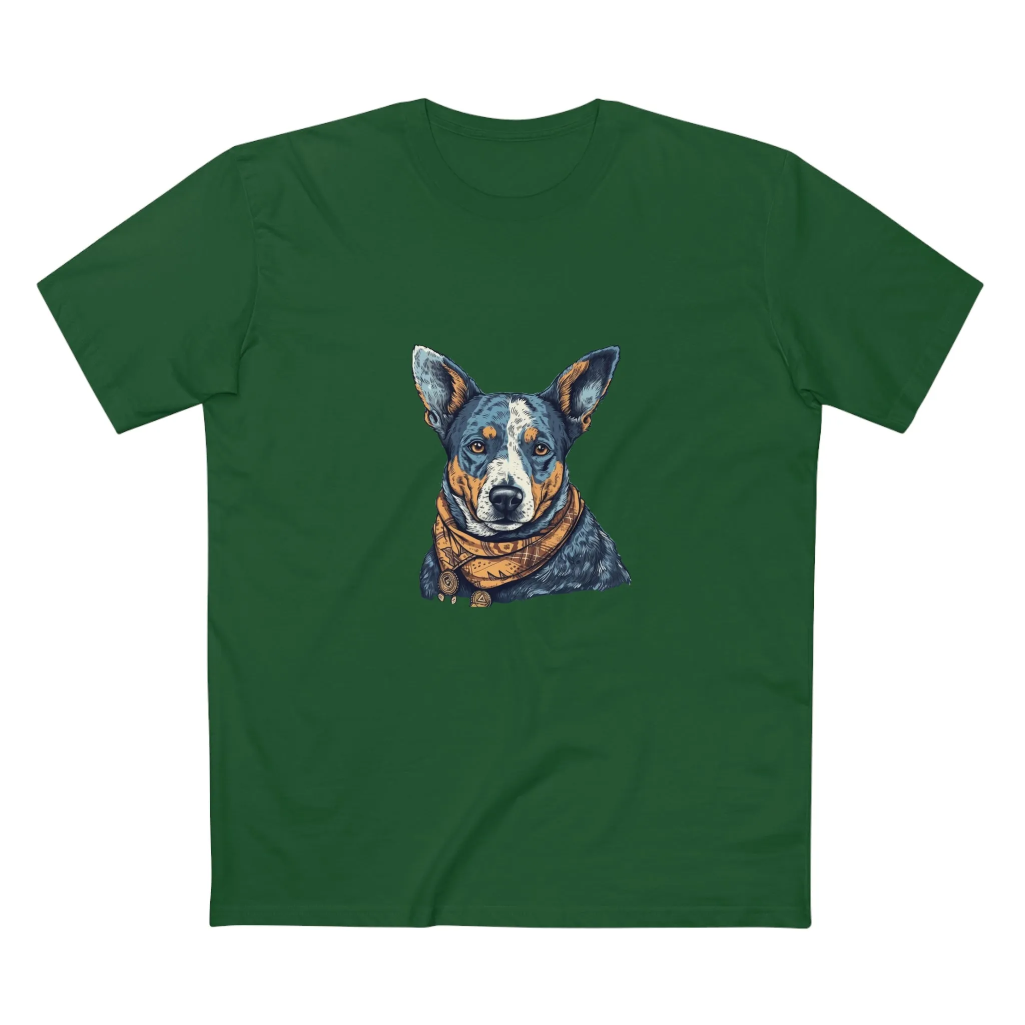 Men's Blue heeler Crew Neck T-shirt