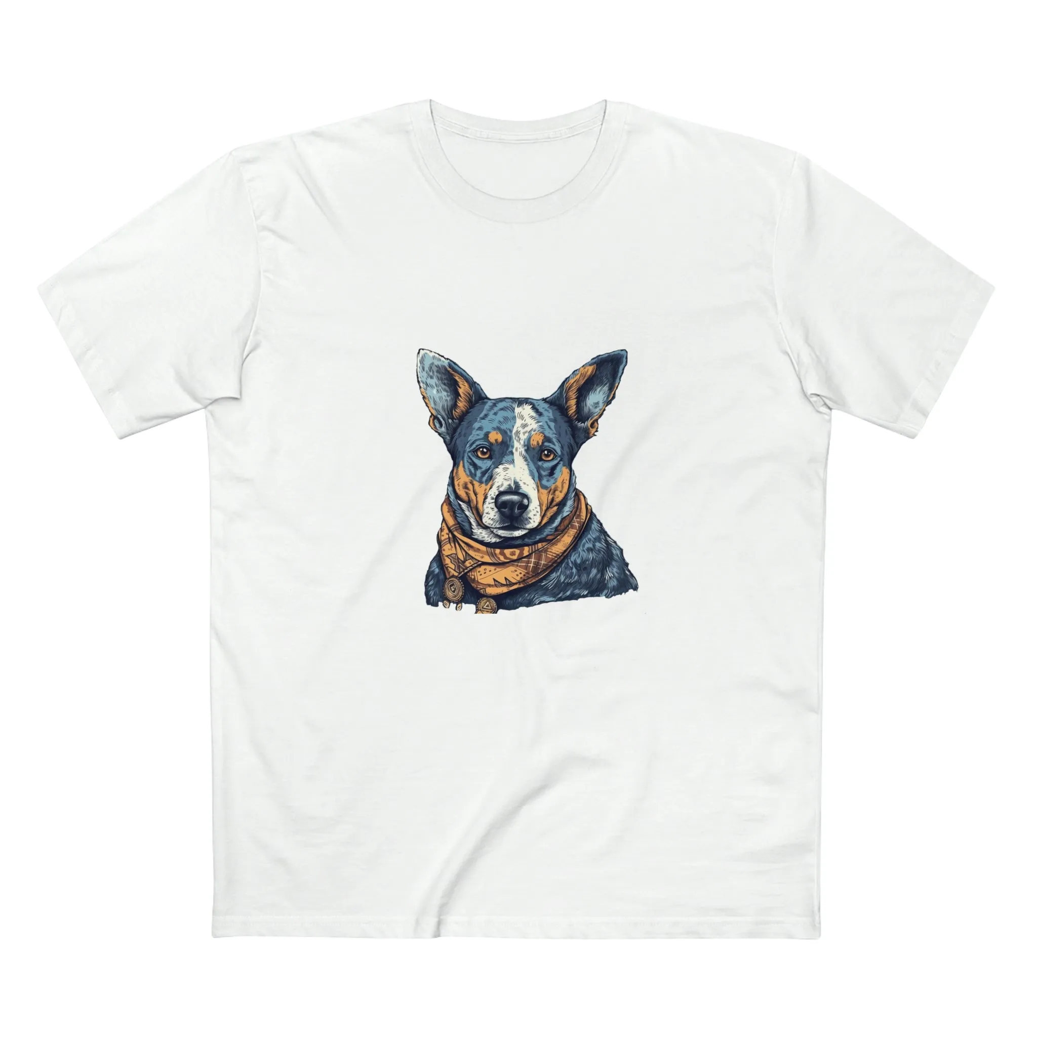 Men's Blue heeler Crew Neck T-shirt