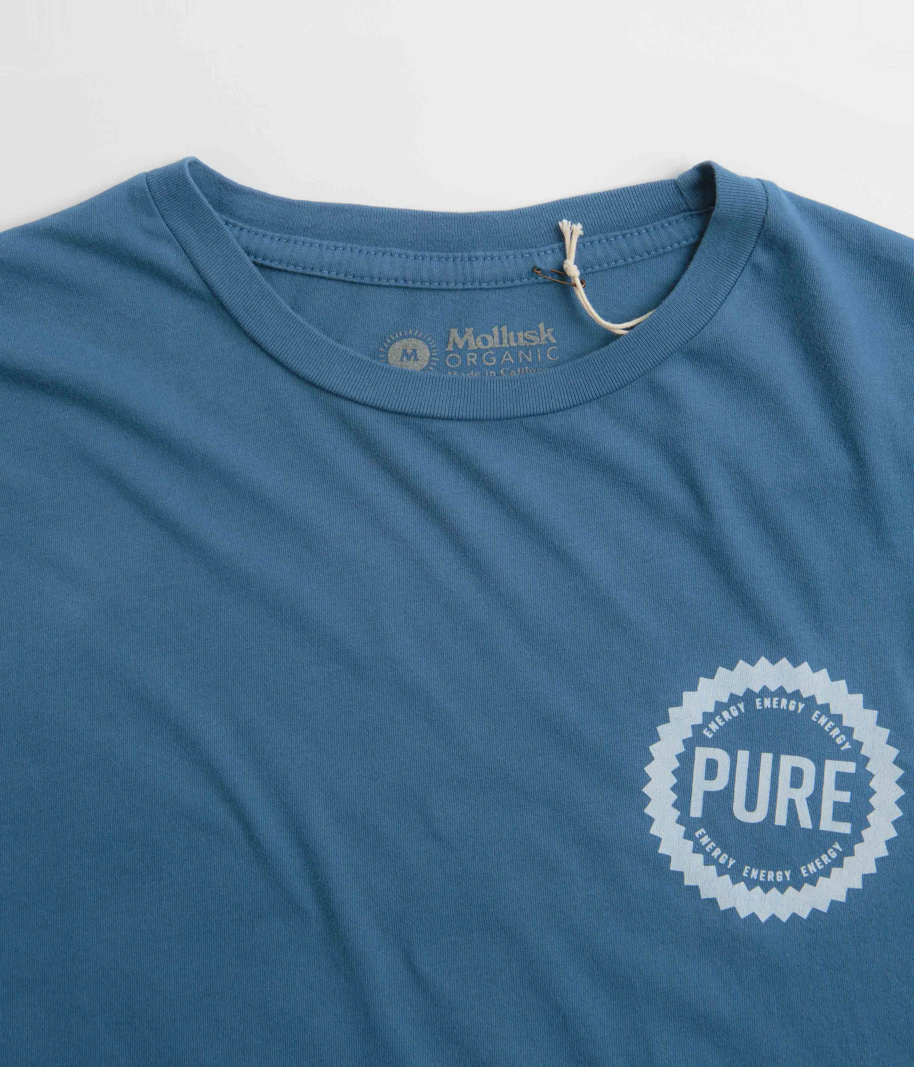 Mollusk Pure Energy T-Shirt - True Blue