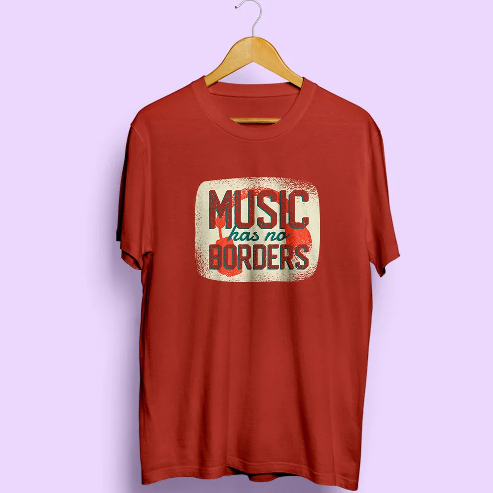 Music Has No Borders Half Sleeve T-Shirt