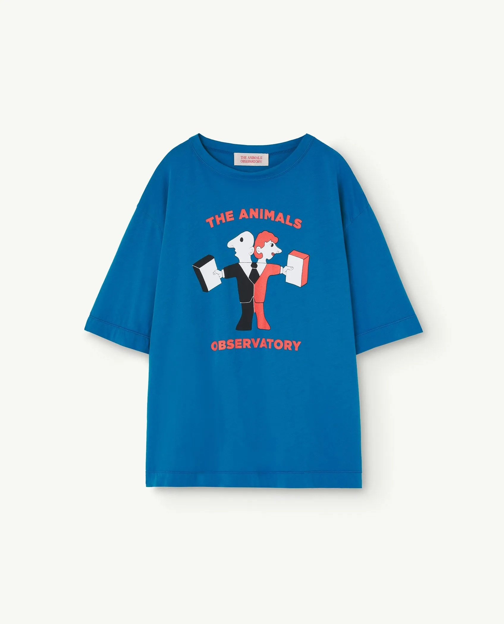 NEW The Animals Observatory | The Comic Rooster T shirt- Blue