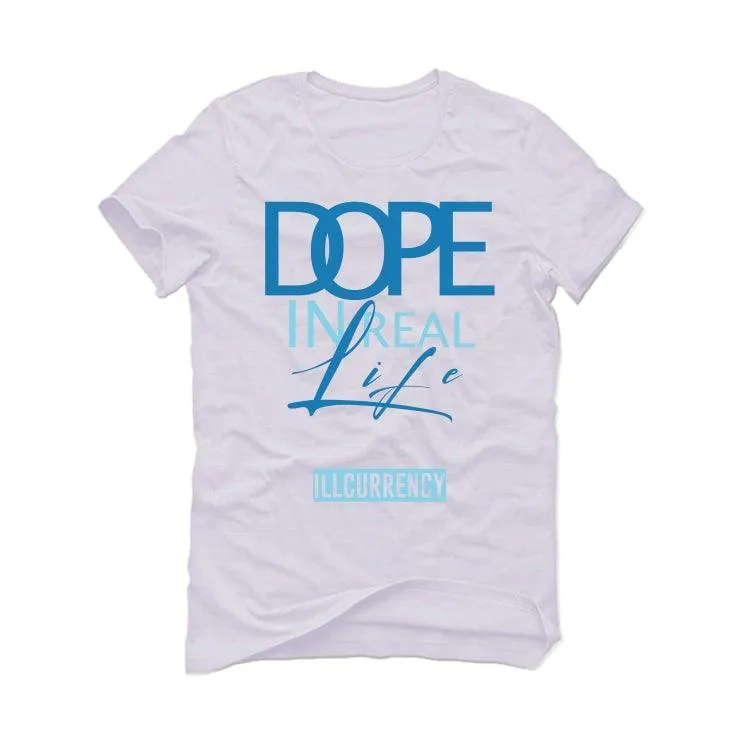 Nike Dunk Low "Dark Marina Blue" White T-Shirt (DOPE)