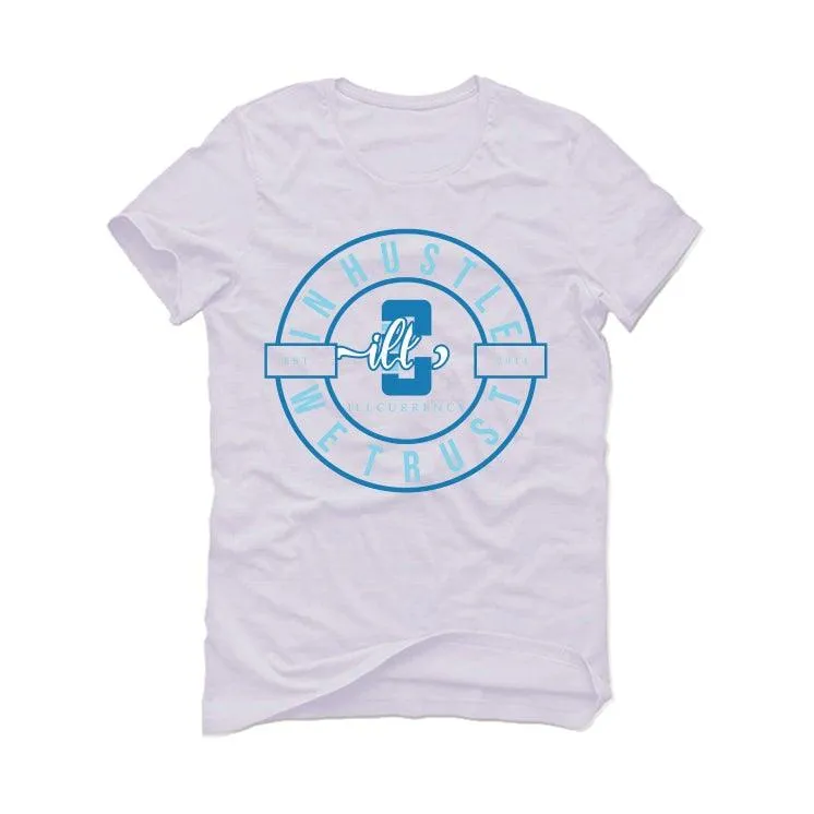 Nike Dunk Low "Dark Marina Blue" White T-Shirt (In Hustle We Trust)