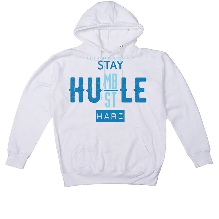 Nike Dunk Low "Dark Marina Blue" White T-Shirt (Stay humble hustle hard)